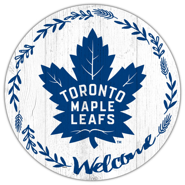 Toronto Maple Leafs 1019-Welcome 12in Circle