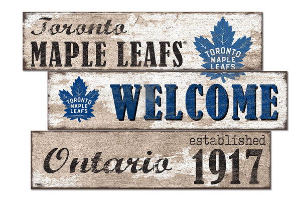 Toronto Maple Leafs 1027-Welcome 3 Plank