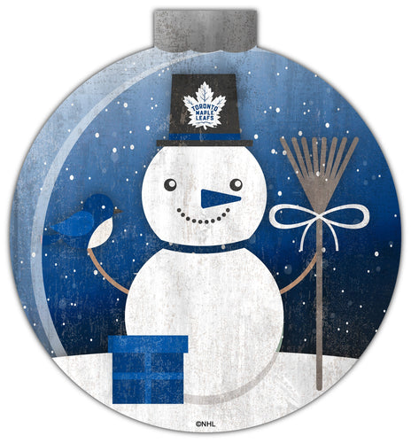 Toronto Maple Leafs 1031-Snowglobe 12in Wall Art