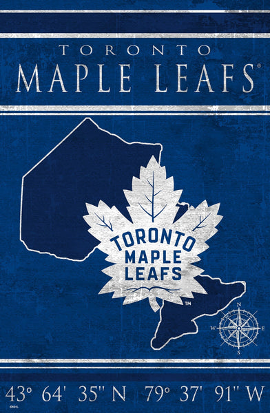 Toronto Maple Leafs 1038-Coordinates 17x26