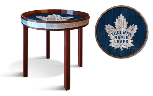Toronto Maple Leafs 1092-24" Barrel top end table