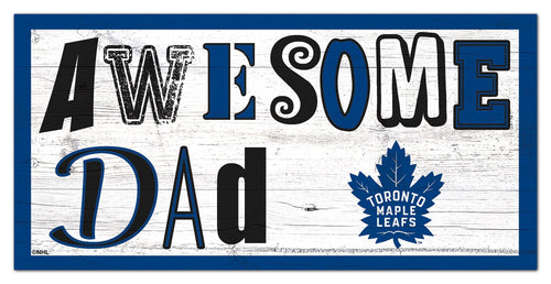 Toronto Maple Leafs 2018-6X12 Awesome Dad sign
