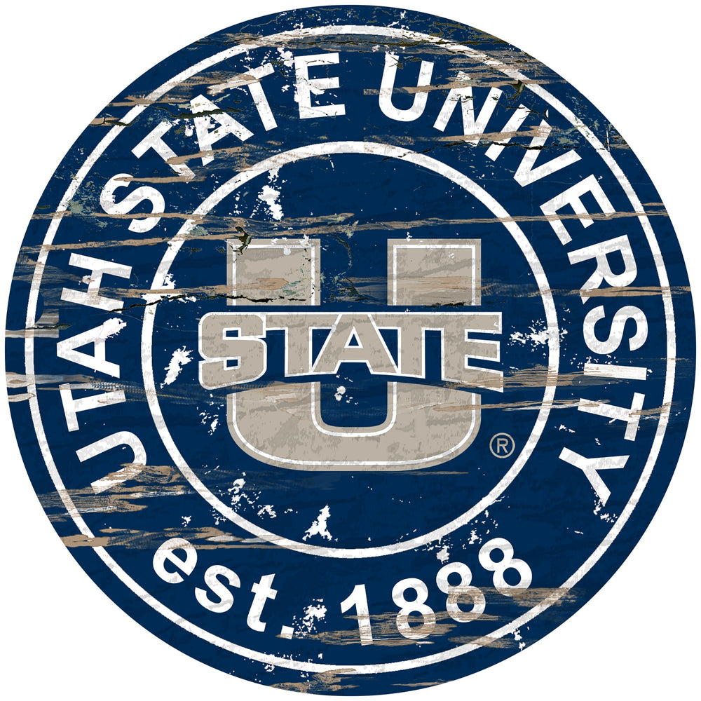 Utah State Aggies 0659-Established Date Round