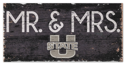 Utah State Aggies 0732-Mr. and Mrs. 6x12
