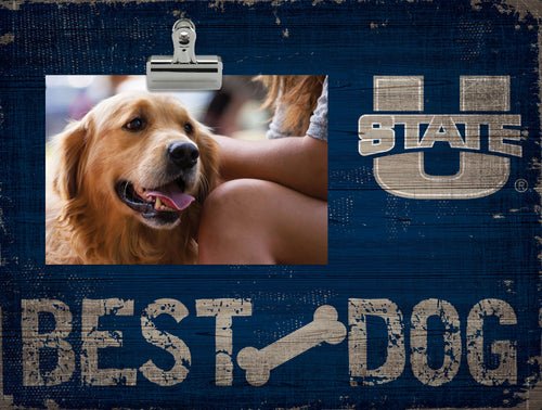 Utah State Aggies 0849-Best Dog Clip Frame