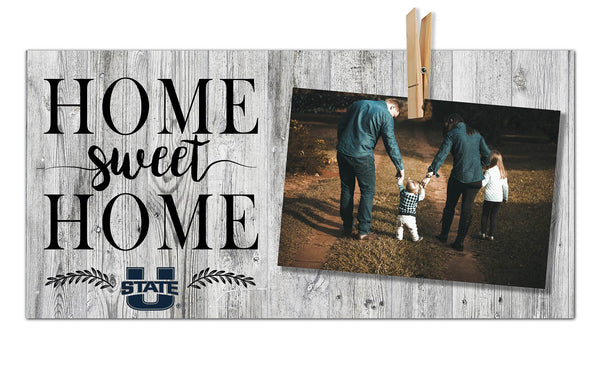Utah State Aggies 1030-Home Sweet Home Clothespin Frame 6x12