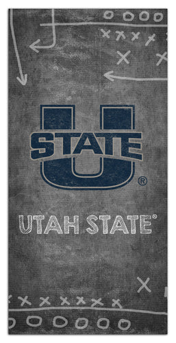 Utah State Aggies 1035-Chalk Playbook 6x12