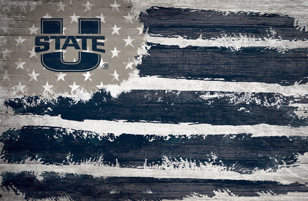 Utah State Aggies 1037-Flag 17x26