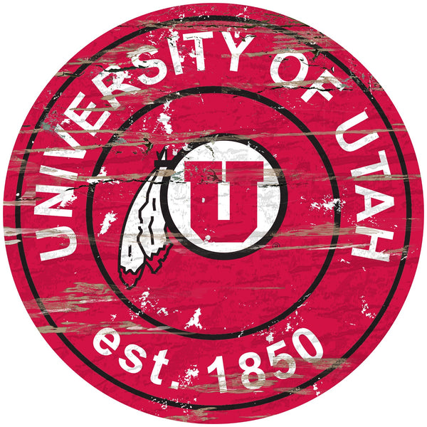 Utah Utes 0659-Established Date Round