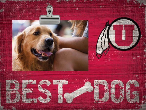 Utah Utes 0849-Best Dog Clip Frame