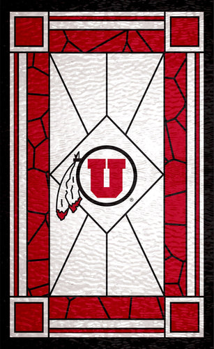 Utah Utes 1017-Stained Glass