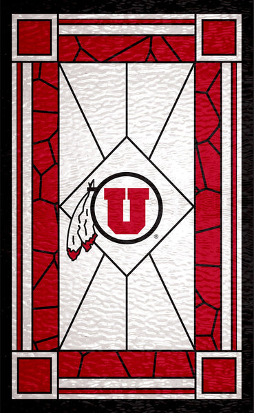 Utah Utes 1017-Stained Glass
