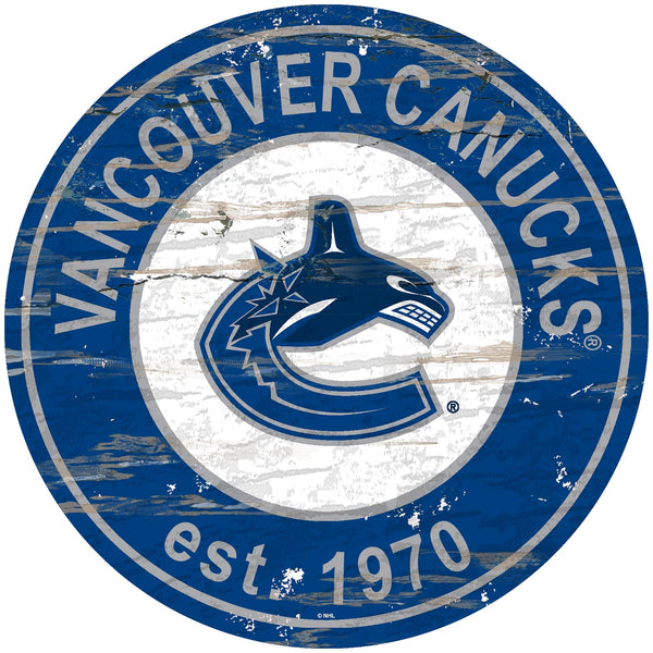 Vancouver Canucks 0659-Established Date Round