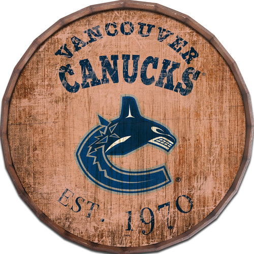 Vancouver Canucks 0938-Est date barrel top 16"