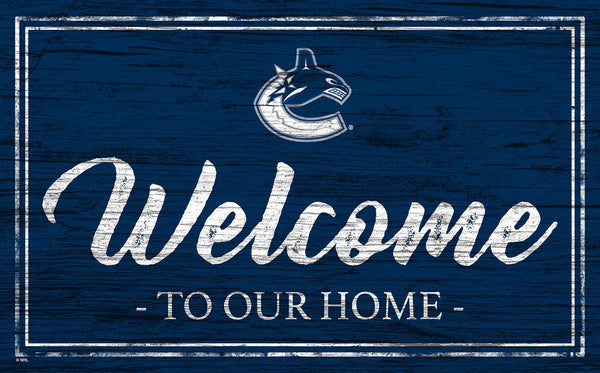 Vancouver Canucks 0977-Welcome Team Color 11x19