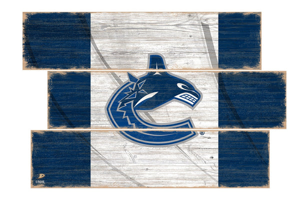 Vancouver Canucks 1028-Flag 3 Plank