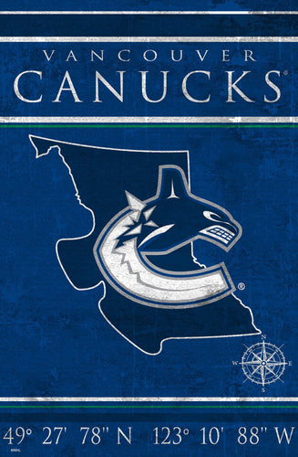 Vancouver Canucks 1038-Coordinates 17x26