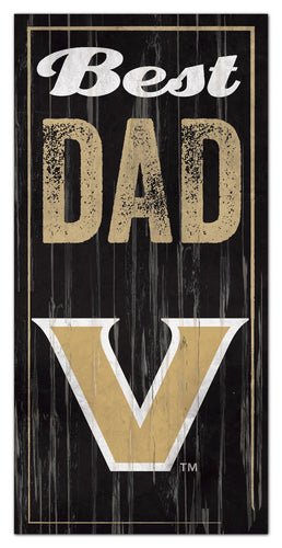 Vanderbilt Commodores 0632-Best Dad 6x12