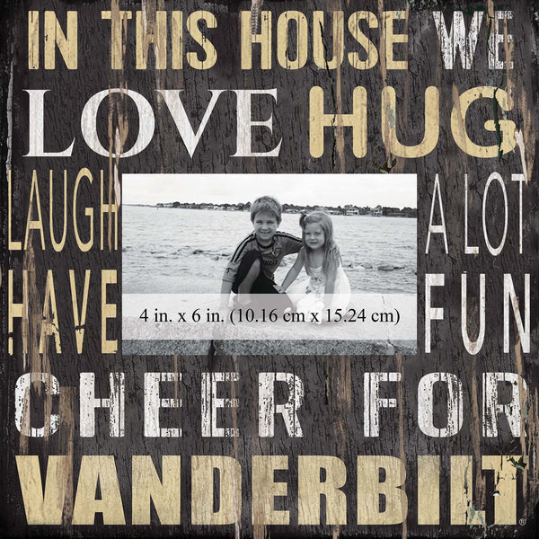 Vanderbilt Commodores 0734-In This House 10x10 Frame
