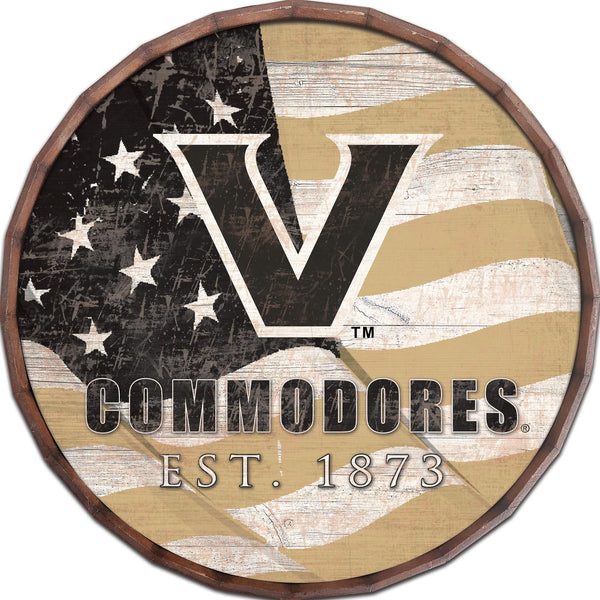 Vanderbilt Commodores 1002-Flag Barrel Top 16"