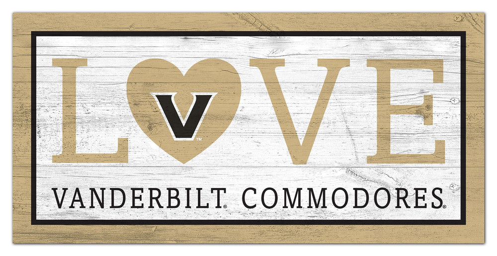 Vanderbilt Commodores 1066-Love 6x12