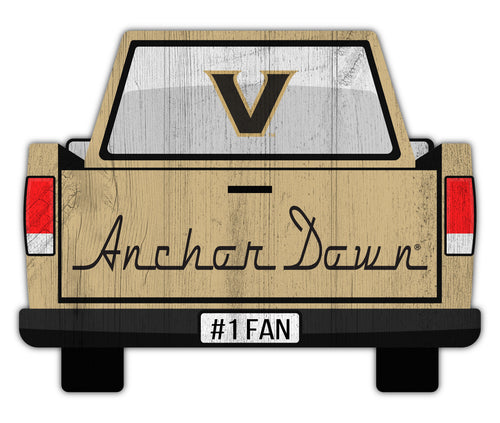 Vanderbilt Commodores 2014-12" Truck back cutout