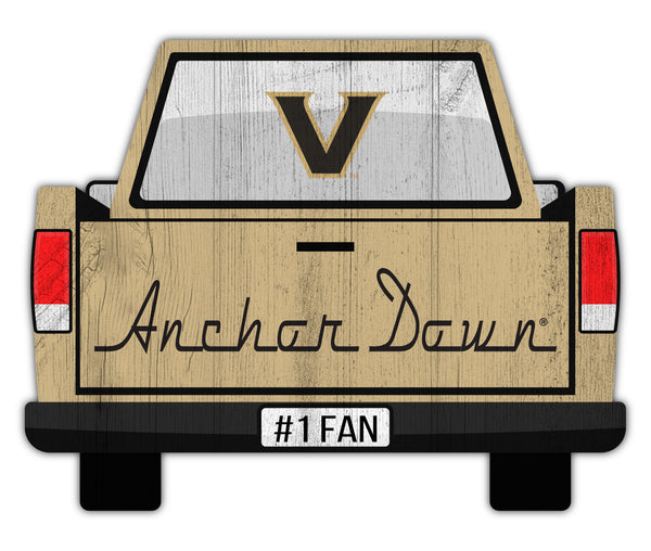 Vanderbilt Commodores 2014-12" Truck back cutout