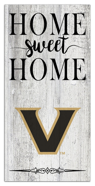 Vanderbilt Commodores 2025-6X12 Whitewashed Home Sweet Home Sign