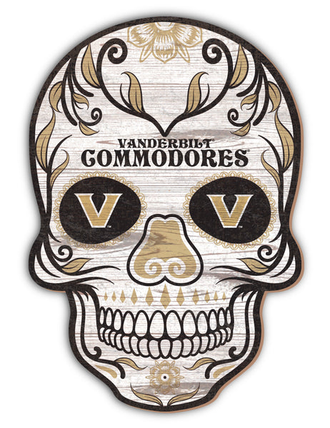 Vanderbilt Commodores 2044-12�? Sugar Skull Sign