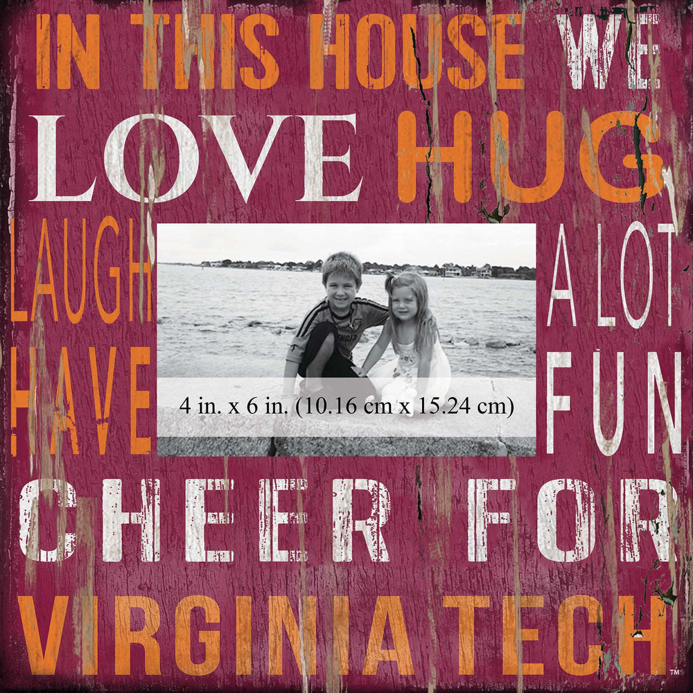 Virginia Tech Hokies 0734-In This House 10x10 Frame