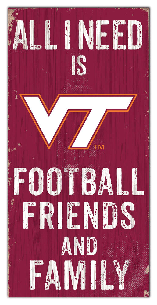 Virginia Tech Hokies 0738-Friends and Family 6x12