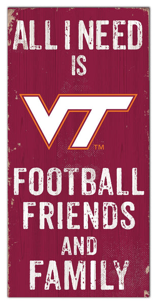 Virginia Tech Hokies 0738-Friends and Family 6x12