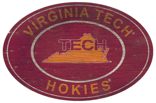 Virginia Tech Hokies 0801-46in Heritage Logo Oval