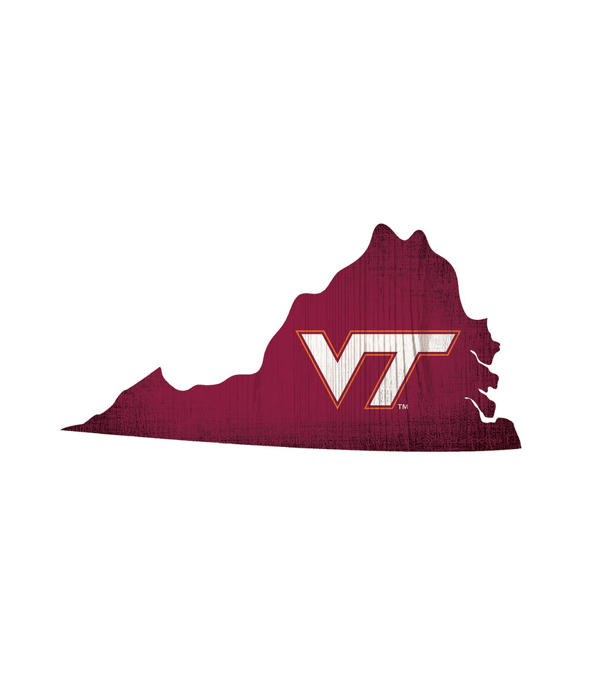Virginia Tech Hokies 0838-12in Team Color State
