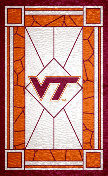 Virginia Tech Hokies 1017-Stained Glass