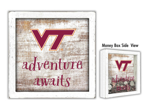 Virginia Tech Hokies 1061-Adventure Awaits Money Box