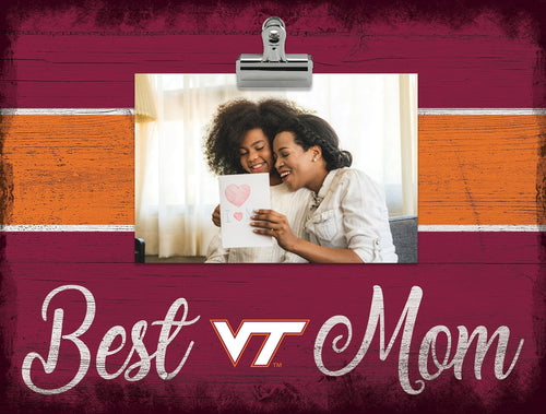 Virginia Tech Hokies 2017-Best Mom Clip Frame