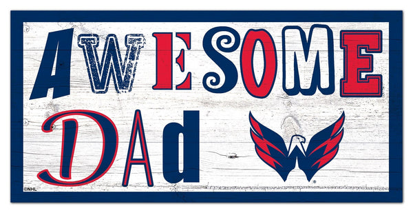 Washington Capitals 2018-6X12 Awesome Dad sign