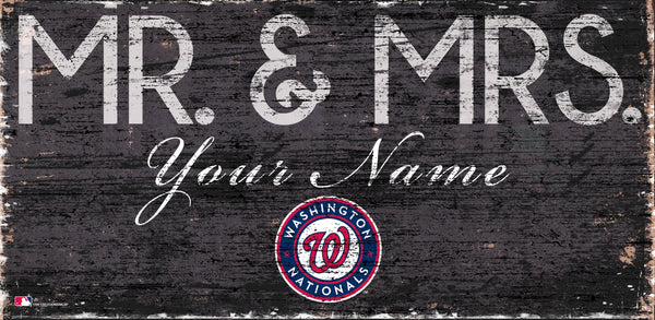 Washington Nationals 0732-Mr. and Mrs. 6x12