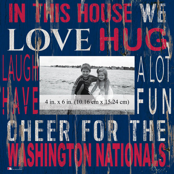 Washington Nationals 0734-In This House 10x10 Frame