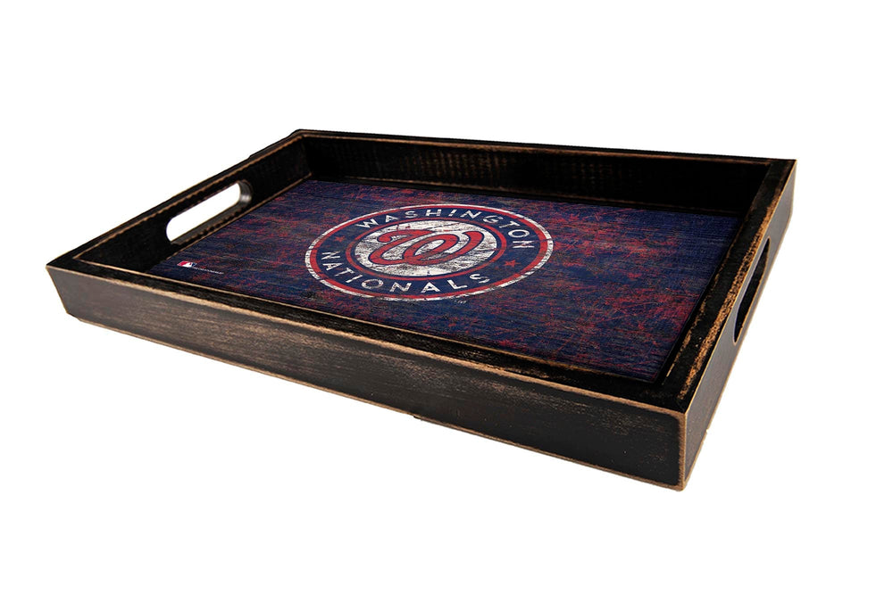 Washington Nationals 0760-Distressed Tray w/ Team Color