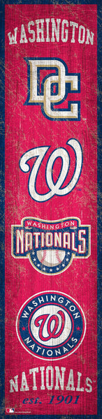 Washington Nationals 0787-Heritage Banner 6x24
