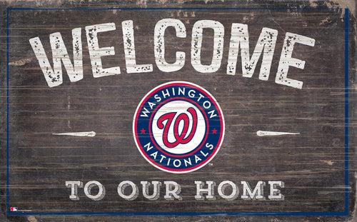 Washington Nationals 0913-11x19 inch Welcome Sign