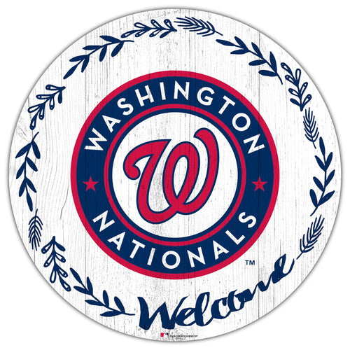 Washington Nationals 1019-Welcome 12in Circle