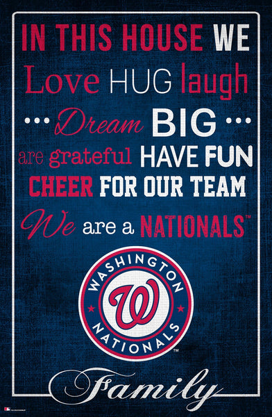 Washington Nationals 1039-In This House 17x26