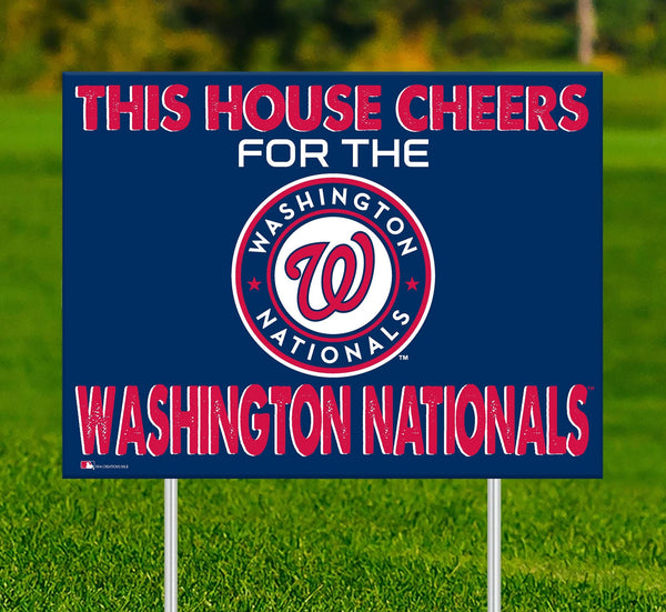 Washington Nationals 2033-18X24 This house cheers for yard sign