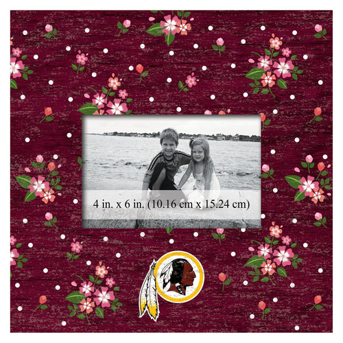Washington Redskins 0965-Floral 10x10 Frame