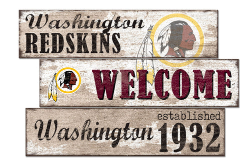 Washington Redskins 1027-Welcome 3 Plank