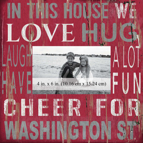 Washington State Cougars 0734-In This House 10x10 Frame