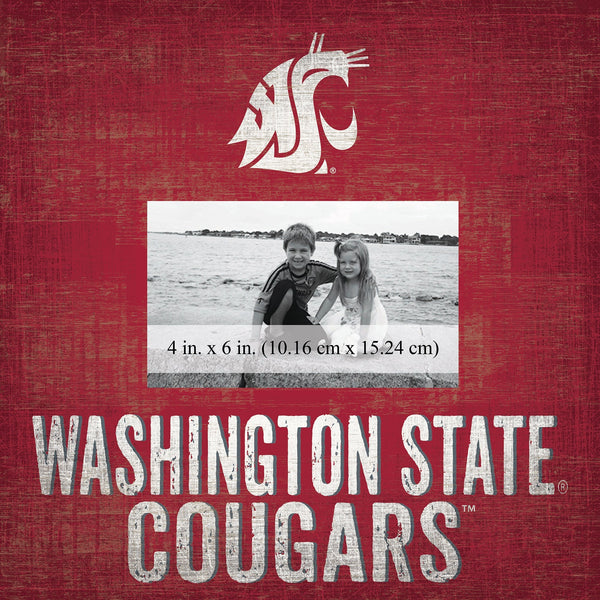 Washington State Cougars 0739-Team Name 10x10 Frame